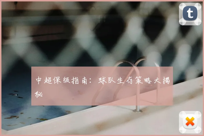 中超保级指南:球队生存策略大揭秘